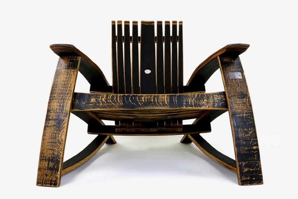 Bourbon Barrel Adirondack Chair