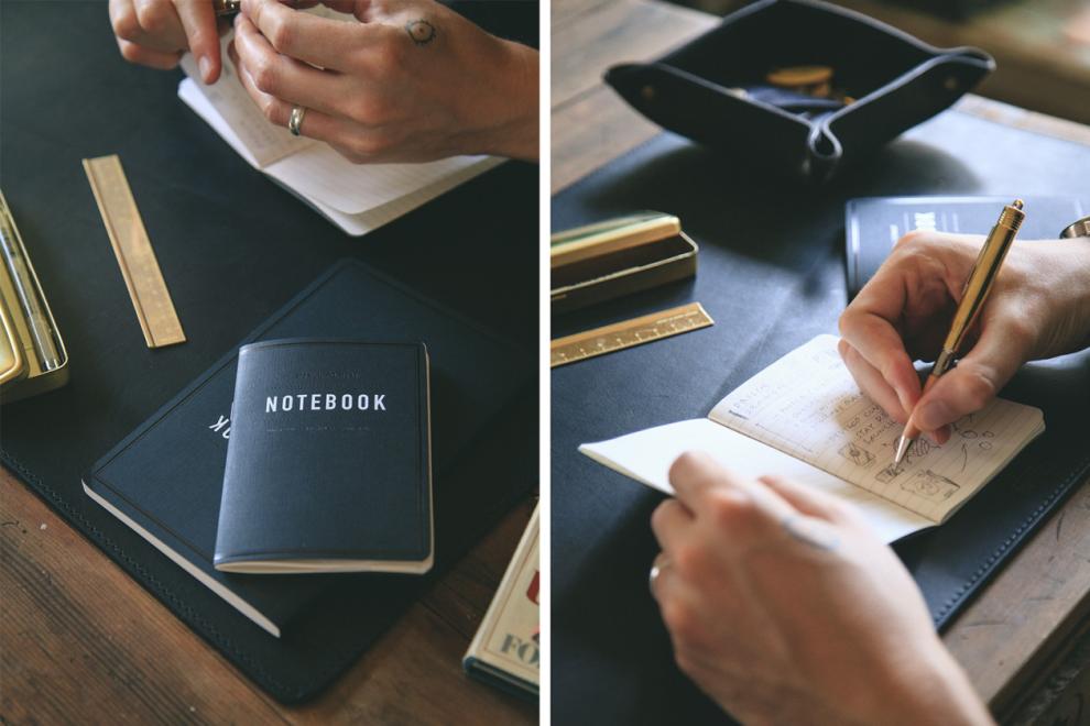GET ORGANIZED WITH THE TANNER GOODS LEATHER “OFFICE COLLECTION”